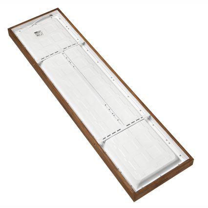 Brilagi - Plafoniera a LED per bagno WOODY FRAME LED/50W/230V 120x30 cm IP44, finitura rovere ciliegio