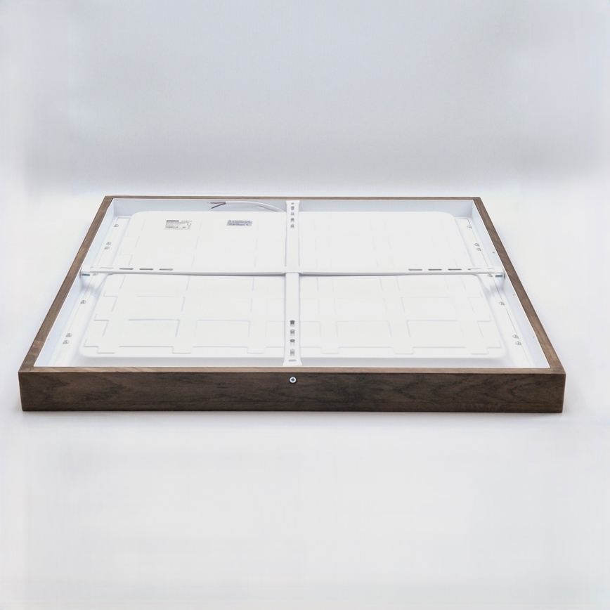 Brilagi - LED Plafoniera da bagno WOODY FRAME LED/50W/230V 60x60 cm IP44 noce
