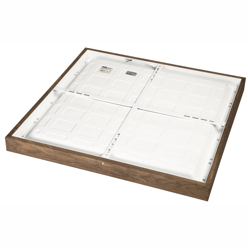 Brilagi - LED Plafoniera da bagno WOODY FRAME LED/50W/230V 60x60 cm IP44 noce