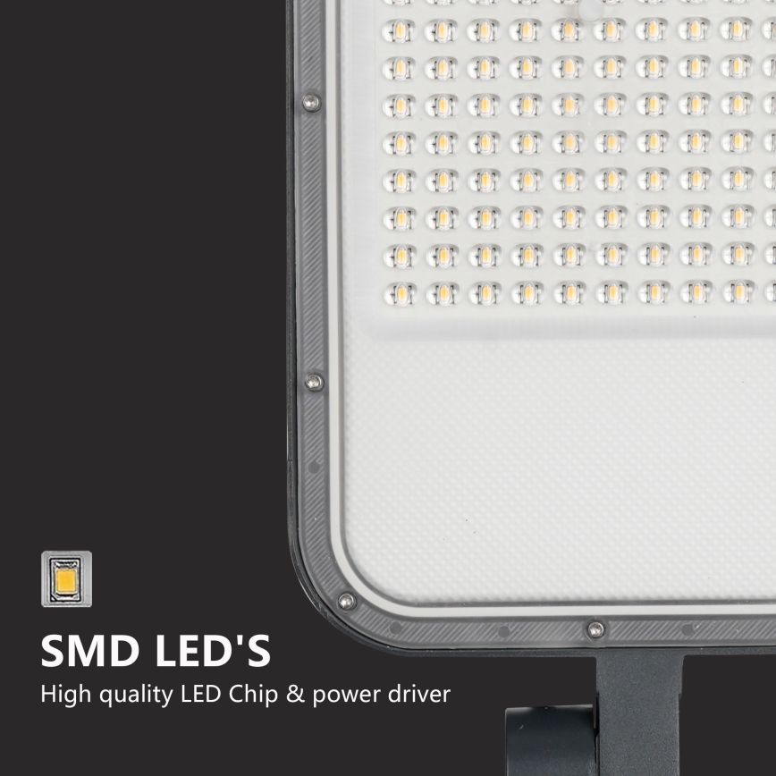 Brilagi - Lampione stradale LED da esterno con palo da 3 m e snodo URBANLIGHT LED/100W/230V antracite IP65