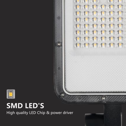 Brilagi - Lampione stradale LED da esterno con palo e snodo, 3 m, URBANLIGHT LED/50W/230V, nero, IP65