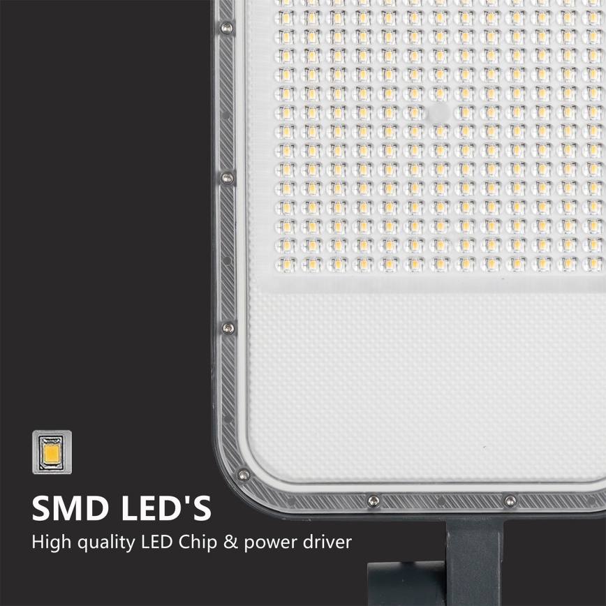Brilagi - Lampione stradale LED da esterno con palo e snodo da 4 m URBANLIGHT LED/200W/230V antracite IP65