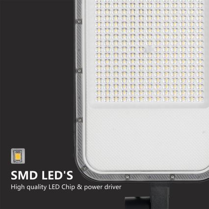 Brilagi - Lampione stradale LED da esterno con palo snodato da 5 m URBANLIGHT LED/200W/230V nero IP65
