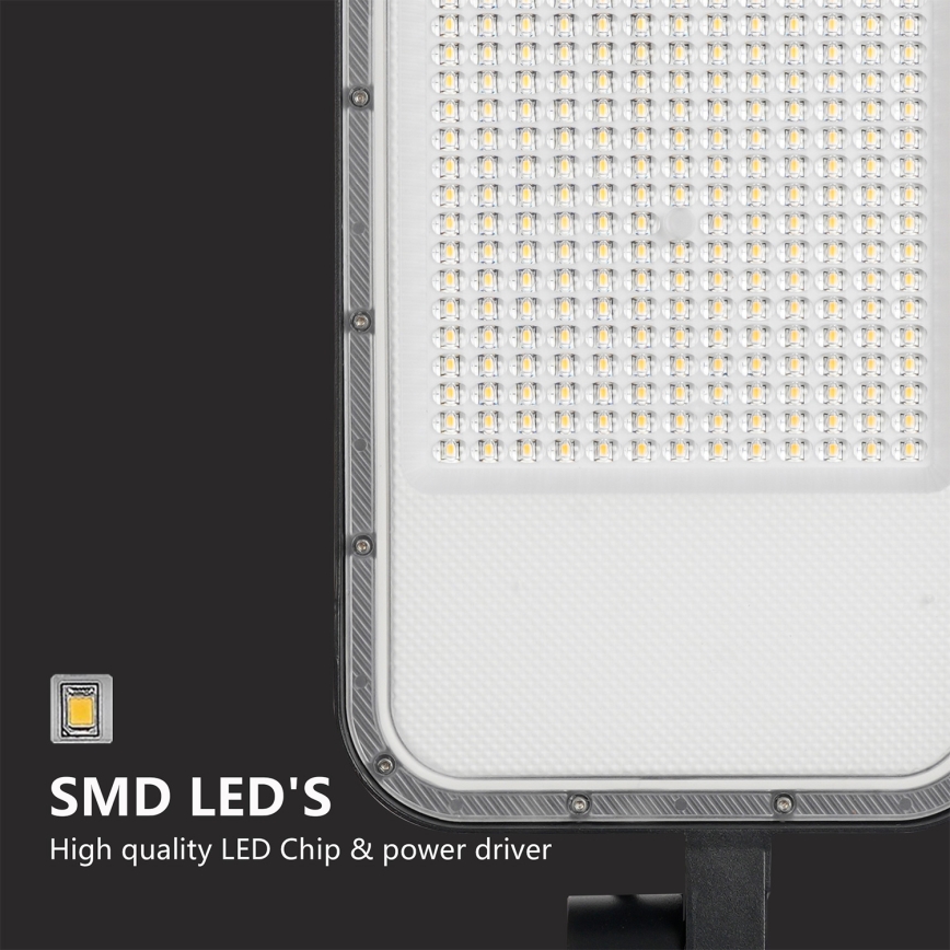Brilagi - Lampione stradale LED da esterno con palo snodato da 5 m URBANLIGHT LED/200W/230V nero IP65