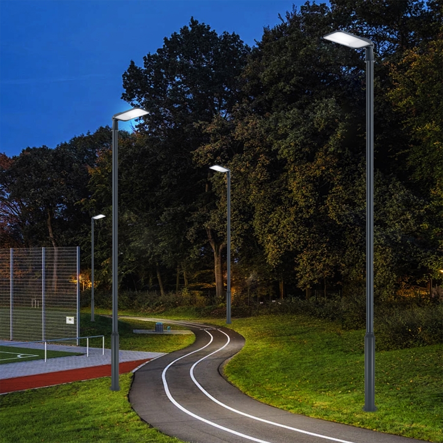 Brilagi - Lampione stradale LED per esterni con palo e snodo 5 m URBANLIGHT LED/200W/230V antracite IP65