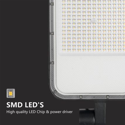 Brilagi - Lampada stradale LED da esterno con palo e snodo 3 m URBANLIGHT LED/200W/230V nero IP65