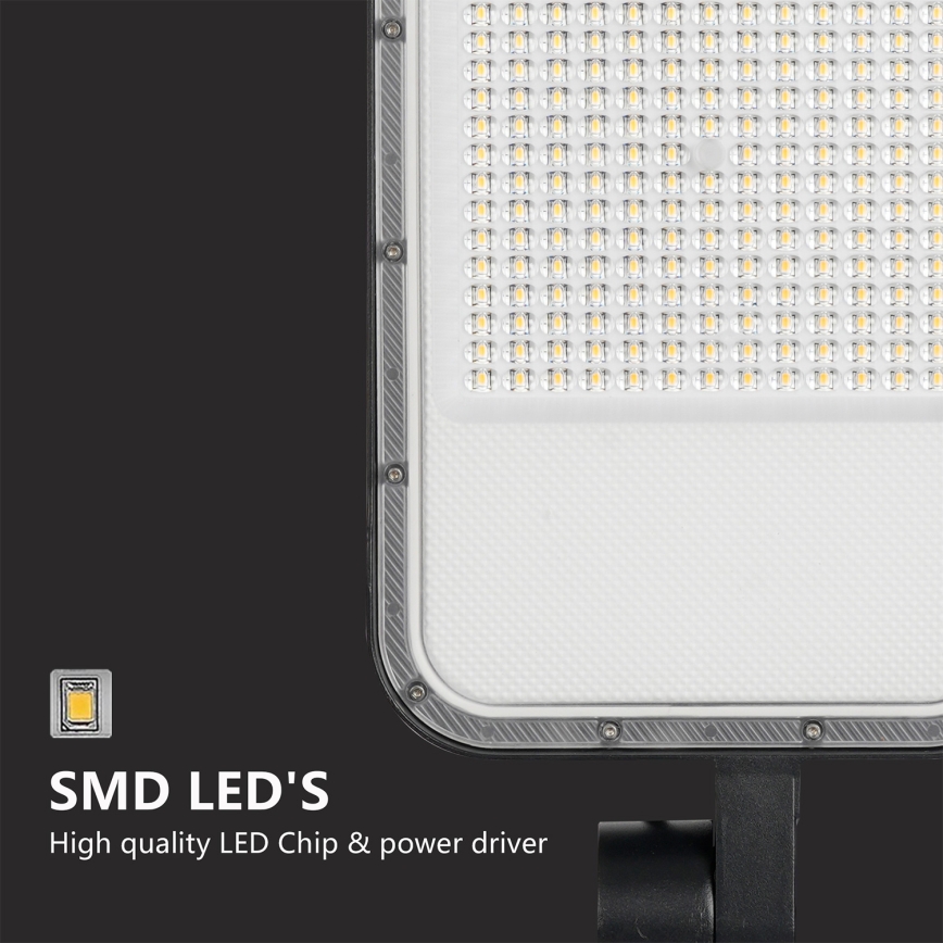 Brilagi - Lampada stradale LED da esterno con palo e snodo 3 m URBANLIGHT LED/200W/230V nero IP65