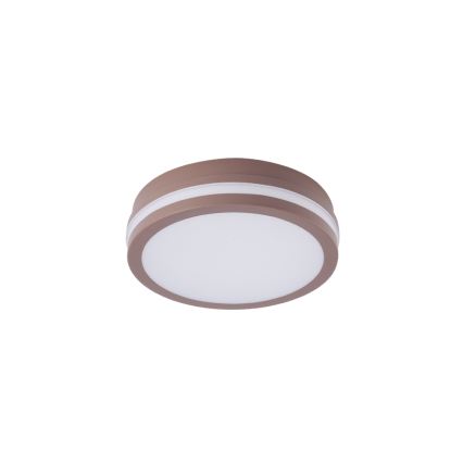 Brilagi - Plafoniera LED da esterno con sensore BENE LED/18W/230V, Ø 21,5 cm, marrone, IP54