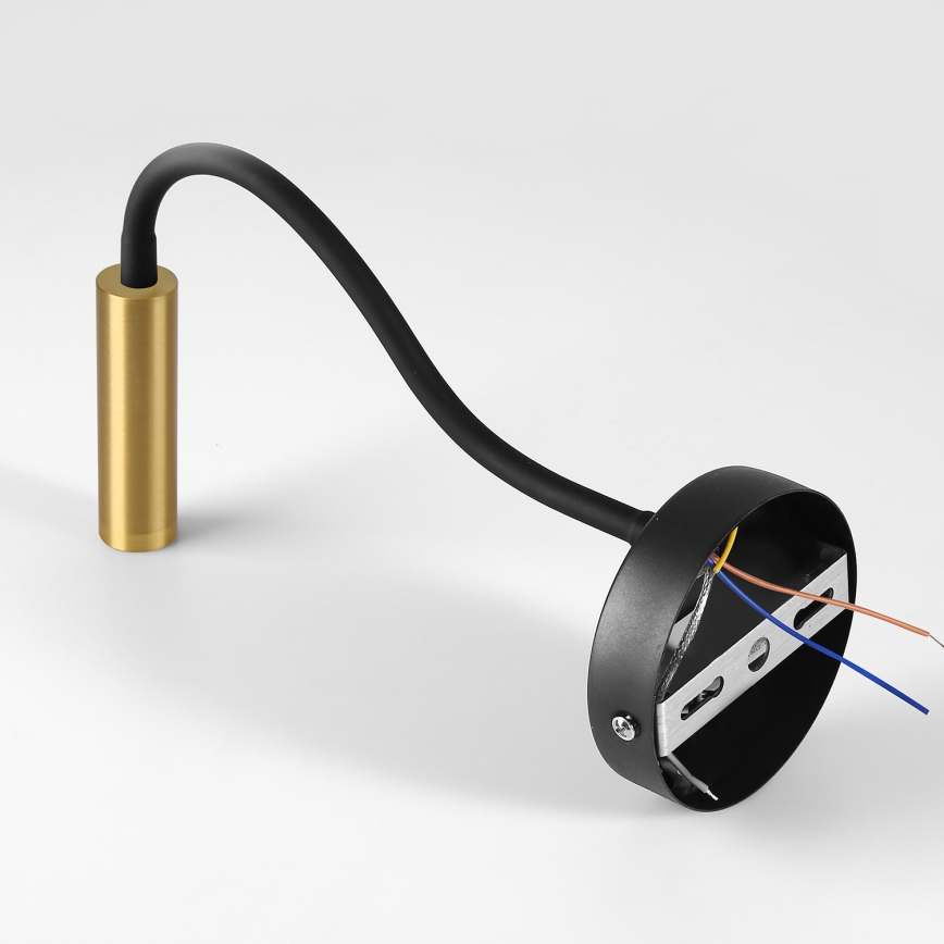 Brilagi - Lampada da parete flessibile dimmerabile a LED MAYA 1xG9/4W/230V nero/oro 2700-6500K Wi-Fi Tuya