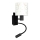 Brilagi - LED Lampada da parete flessibile per bambini BOBO 1xE27/25W/230V + LED/3W nero/bianco/coniglietti