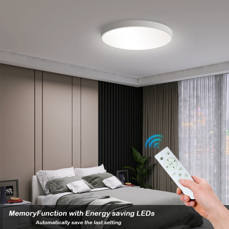 Brilagi - Plafoniera LED dimmerabile POOL SMART LED/60W/230V 50 cm 3000-6000K Wi-Fi Tuya + telecomando bianca