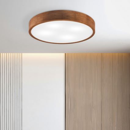 Brilagi - LED Lampada da Soffitto CARVALHO 4xE27/60W/230V rovere ciliegio diam. 57,5 cm