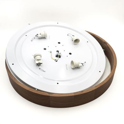Brilagi - LED Lampada da Soffitto CARVALHO 4xE27/60W/230V rovere ciliegio diam. 57,5 cm