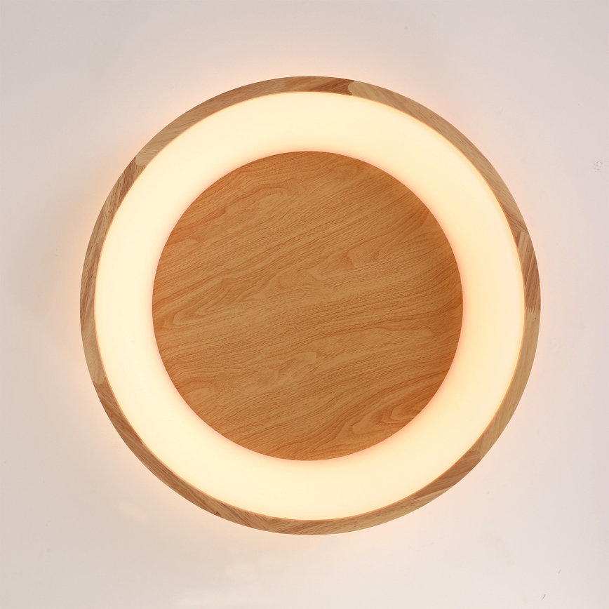 Brilagi - Plafoniera LED FALCON WOOD LED/40W/230V 3000/4000/6000K Ø 60 cm in legno