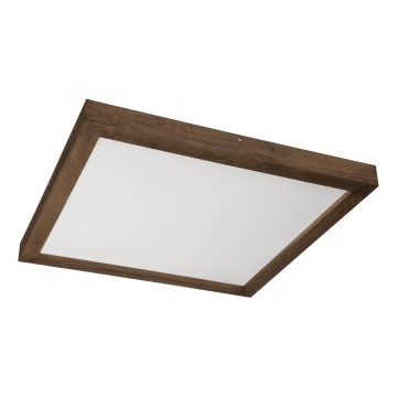 Brilagi - LED Lampada da soffitto per bagno WOODY FRAME LED/40W/230V 60x60 cm IP44 noce