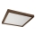 Brilagi - LED Lampada da soffitto per bagno WOODY FRAME LED/40W/230V 60x60 cm IP44 noce