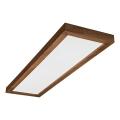 Brilagi - LED Lampada da soffitto per bagno WOODY FRAME LED/50W/230V 120x30 cm IP44 ciliegio