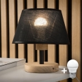 BRILAGI - LED Lampada da tavolo ANTHONY 1xE14/40W/230V quercia/nero