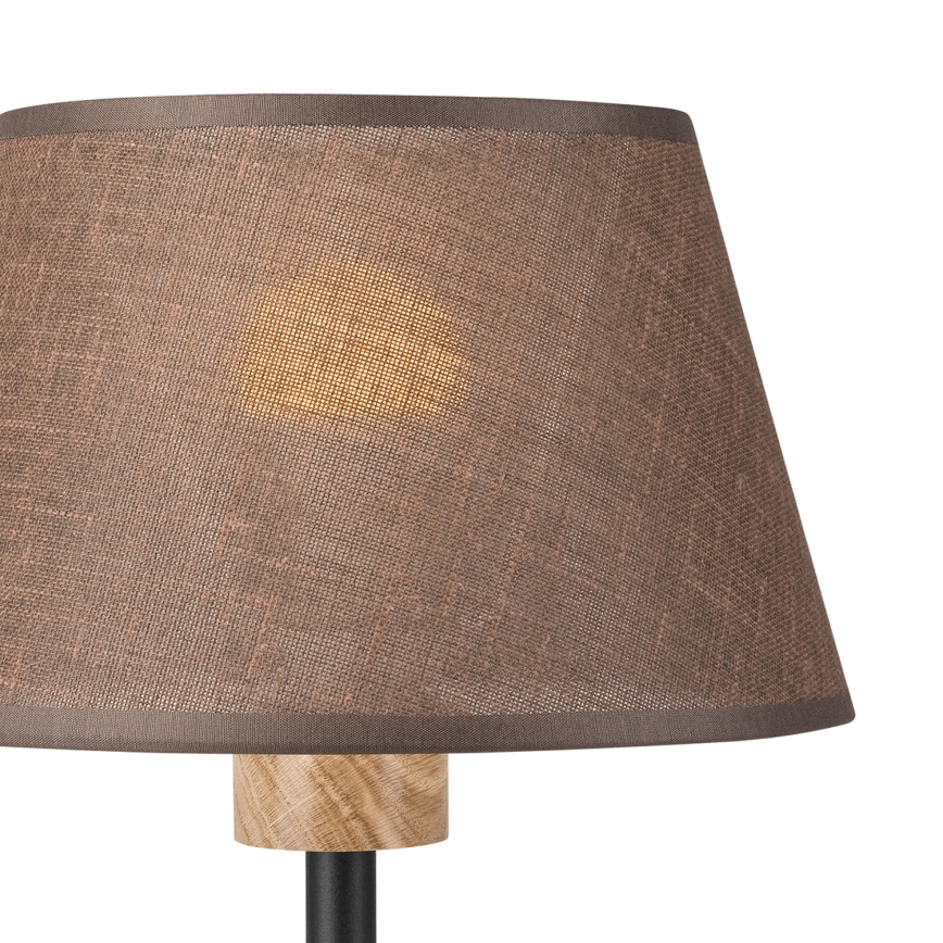 Brilagi - LED Lampada da tavolo ANTHONY 1xE27/60W/230V quercia/marrone