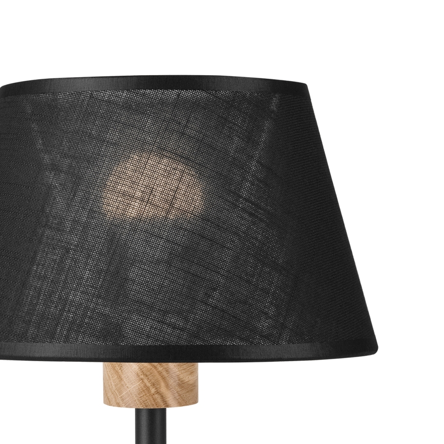 Brilagi - LED Lampada da tavolo ANTHONY 1xE27/60W/230V quercia/nero