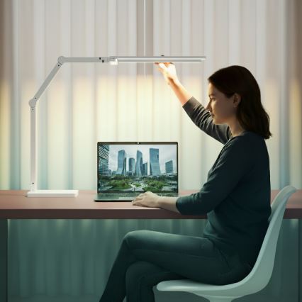 Brilagi - Lampada da tavolo LED dimmerabile a sfioramento VARIO LED/24W/230V 3000-6500K CRI 92 bianca