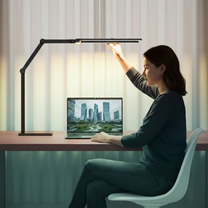 Brilagi - Lampada da tavolo LED dimmerabile a sfioramento VARIO LED/24W/230V 3000-6500K CRI 92 nero