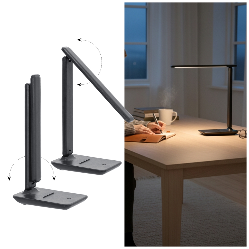 Brilagi - Lampada da tavolo dimmerabile VARIO LED/7W/230V 3000/4000/6500K antracite