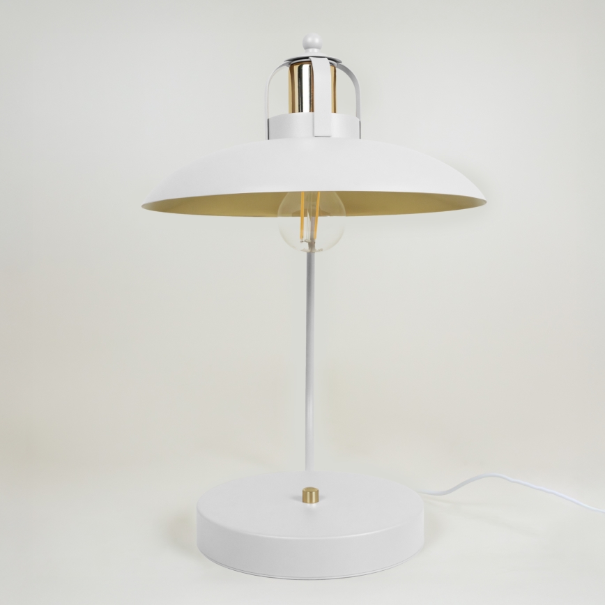 Brilagi - LED Lampada da tavolo FLAMENGO 1xE27/60W/230V bianco