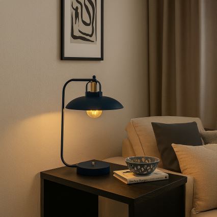 Brilagi - LED Lampada da tavolo FLAMENGO 1xE27/60W/230V blu