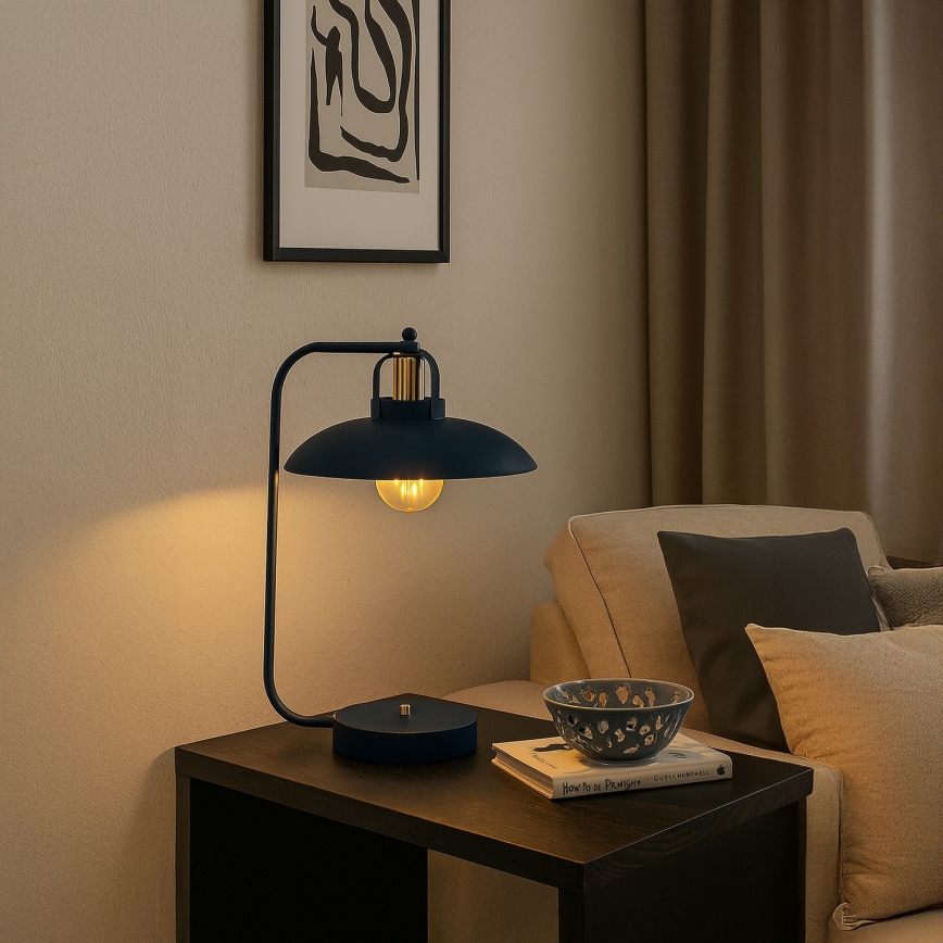 Brilagi - LED Lampada da tavolo FLAMENGO 1xE27/60W/230V blu