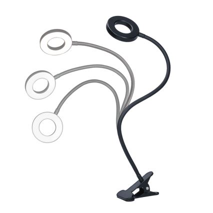 Brilagi -LED Lampada dimmerabile con clip ORBELA LED/8W/5V 3000/4000/5000K nera