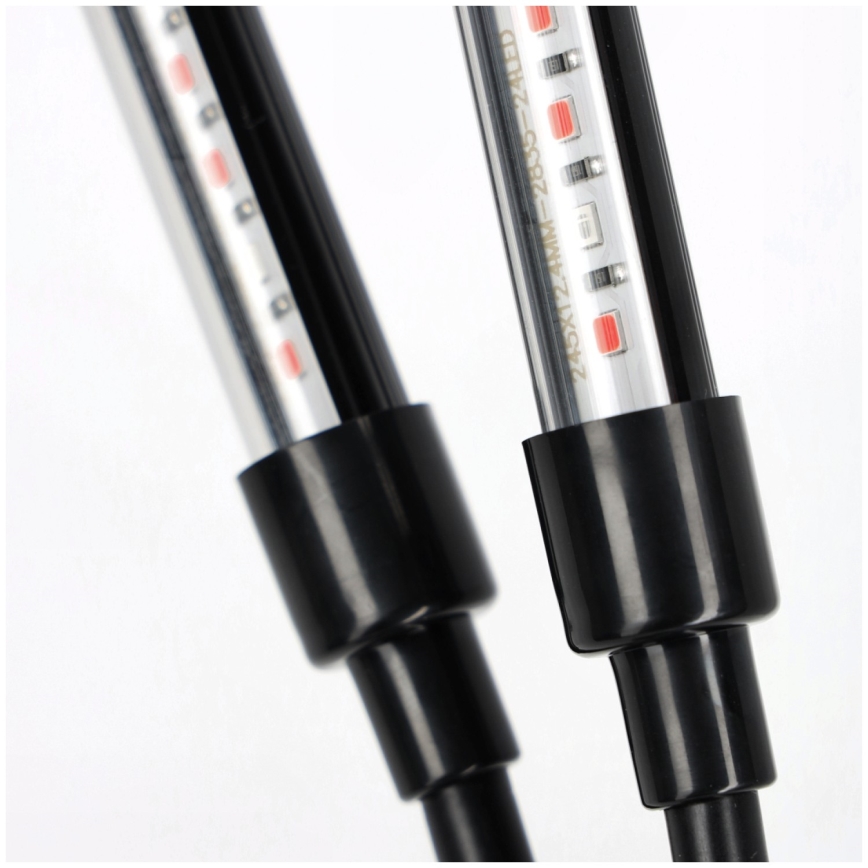 Brilagi - LED Dimmerabile flessibile lampada da tavolo con clip per la coltivazione di piante VITABLOOM 3xLED/10W/230V nero