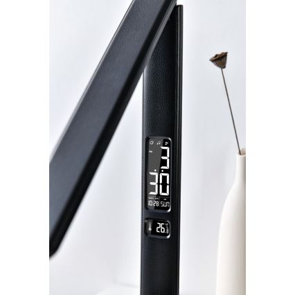 Brilagi - Lampada da tavolo dimmerabile a LED con ricarica wireless QI e USB REGINA LED/8,5W/230V nera