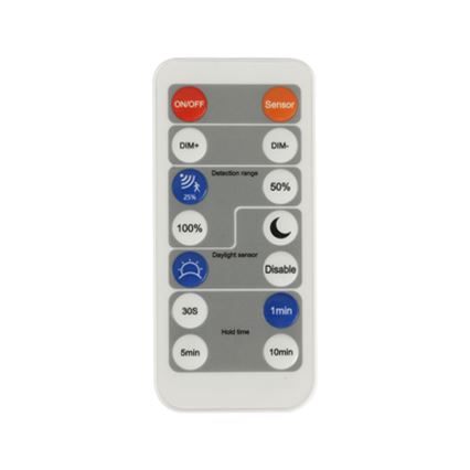 Brilagi - Lampada LED dimmerabile con sensore di movimento e crepuscolare ULTRA SLIM LED/24W/230V diam. 42 cm + telecomando