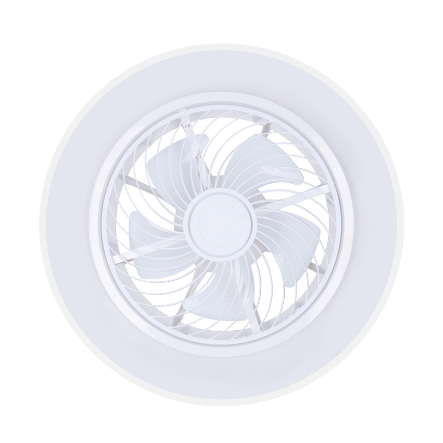 Brilagi - Plafoniera a LED dimmerabile con ventilatore LED/30W/230V 3000-6500K Ø 50 cm bianco + telecomando