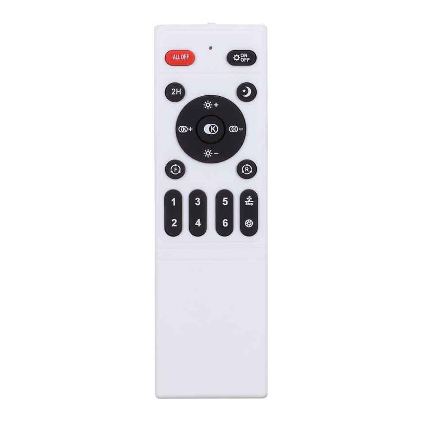 Brilagi - Plafoniera a LED dimmerabile con ventilatore LED/30W/230V 3000-6500K Ø 50 cm bianco + telecomando