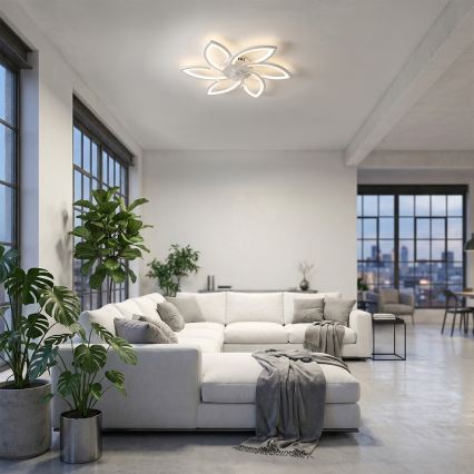 Brilagi - Lampada da soffitto dimmerabile a LED con ventilatore LED/50W/230V 3000-6500K bianco + telecomando