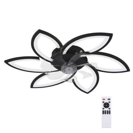 Brilagi - Lampada da soffitto dimmerabile a LED con ventilatore LED/50W/230V 3000-6500K nero + telecomando