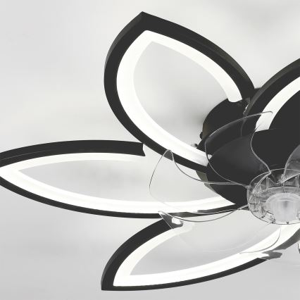 Brilagi - Lampada da soffitto dimmerabile a LED con ventilatore LED/50W/230V 3000-6500K nero + telecomando