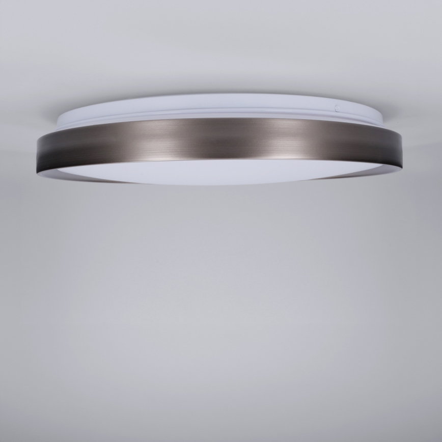 Brilagi - Plafoniera LED dimmerabile FANCIA LED/48W/230V 3000-6500K diam. 39 cm antracite + telecomando