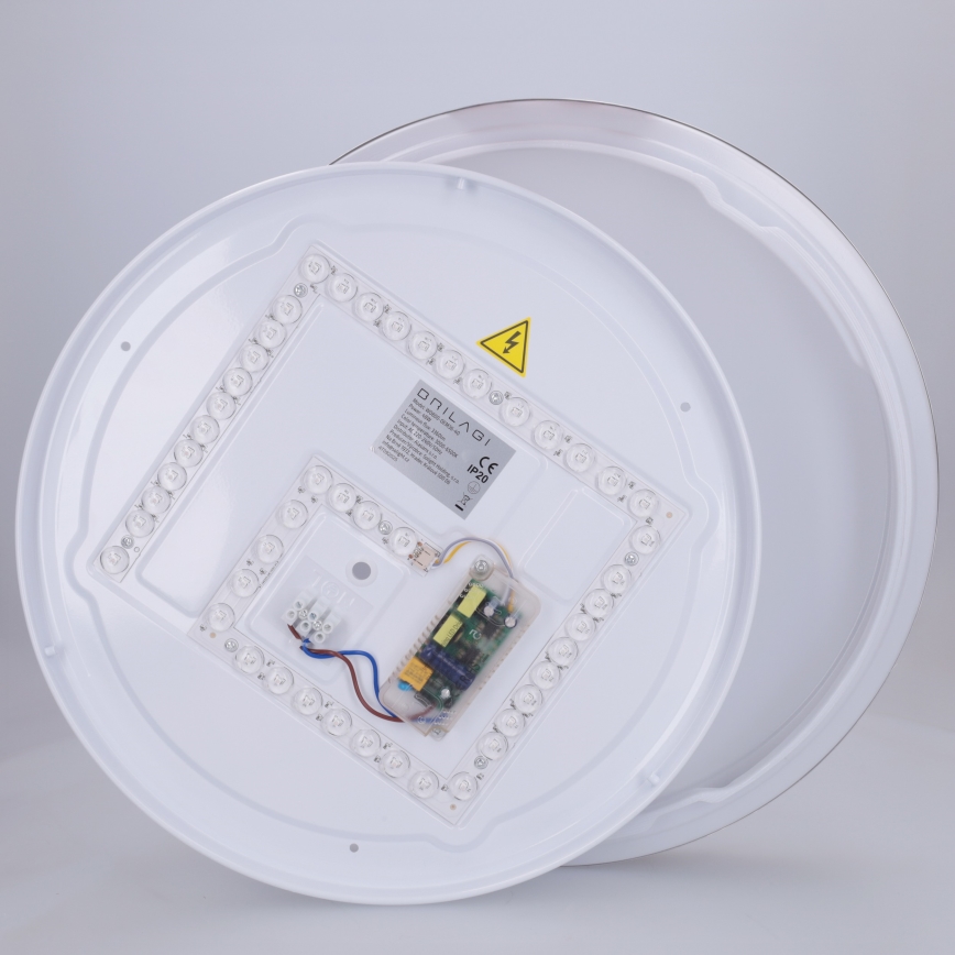 Brilagi - Plafoniera LED dimmerabile FANCIA LED/48W/230V 3000-6500K diam. 39 cm antracite + telecomando