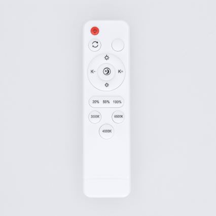 Brilagi - Plafoniera LED dimmerabile FANCIA LED/48W/230V 3000-6500K diam. 39 cm antracite + telecomando