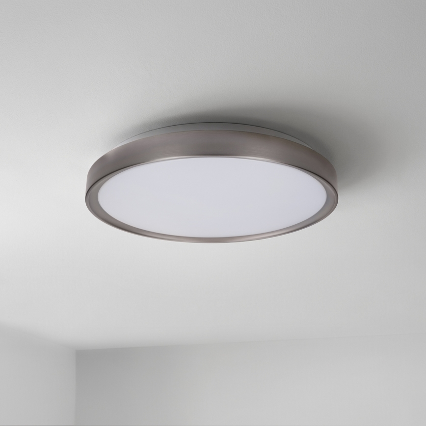 Brilagi - Plafoniera dimmerabile a LED FANCIA LED/48W/230V 3000-6500K Ø 39 cm argento + telecomando