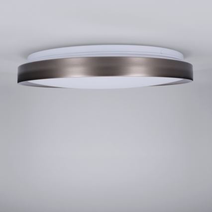 Brilagi - Plafoniera dimmerabile a LED FANCIA LED/48W/230V 3000-6500K Ø 39 cm argento + telecomando