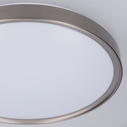 Brilagi - Plafoniera dimmerabile a LED FANCIA LED/48W/230V 3000-6500K Ø 39 cm argento + telecomando
