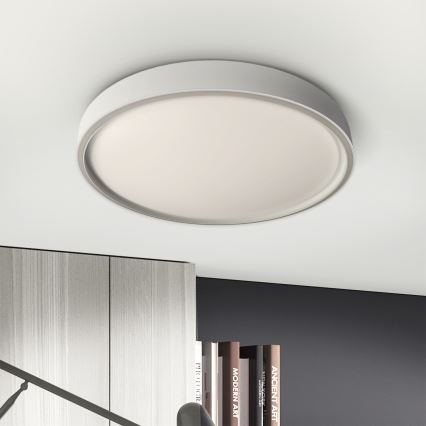 Brilagi - Plafoniera dimmerabile a LED NANCI LED/60W/230V 3000-6500K Ø 49 cm argento + telecomando