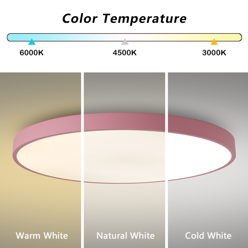 Brilagi - Lampada LED dimmerabile POOL SMART LED/100W/230V Ø 80 cm Wi-Fi Tuya + telecomando rosa