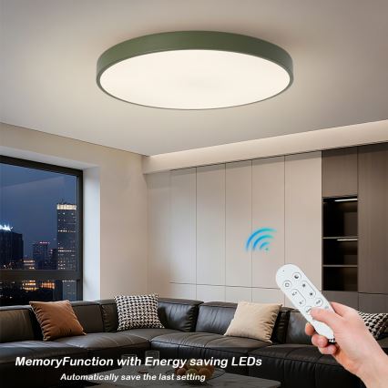 Brilagi - Lampada LED dimmerabile POOL SMART LED/100W/230V Ø 80 cm 3000-6000K Wi-Fi Tuya + telecomando verde