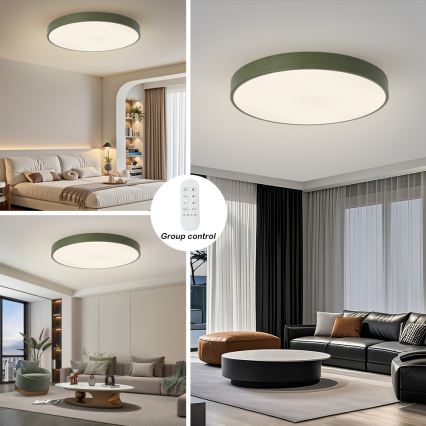 Brilagi - Lampada LED dimmerabile POOL SMART LED/100W/230V Ø 80 cm 3000-6000K Wi-Fi Tuya + telecomando verde