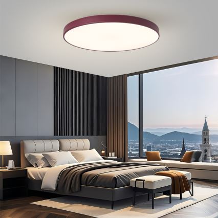 Brilagi - Lampada LED dimmerabile POOL SMART LED/128W/230V Ø 100 cm 3000-6000K Wi-Fi Tuya + telecomando bordeaux